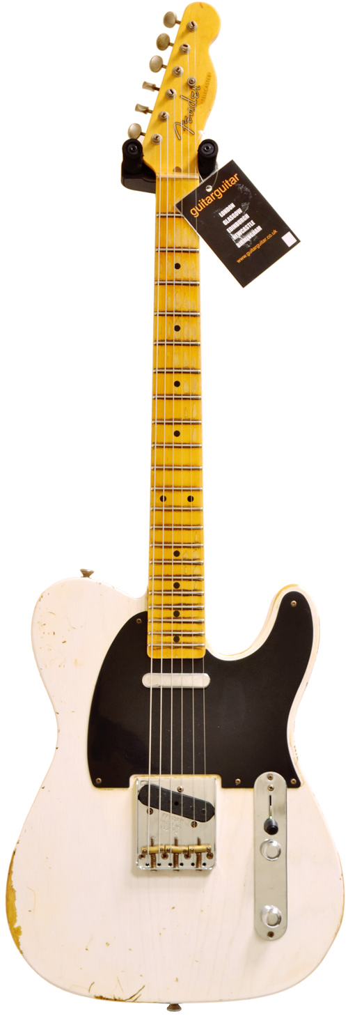 Fender Custom Shop 52 Tele Heavy Relic White Blonde Twisted Tele Wiring MN #R12591
