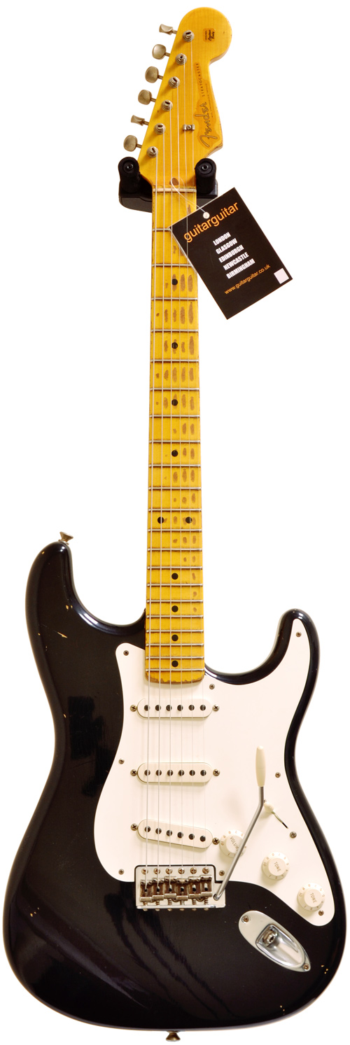 Fender Custom Shop 56 Strat Relic Black Handwound 'Abi's' MN R71087