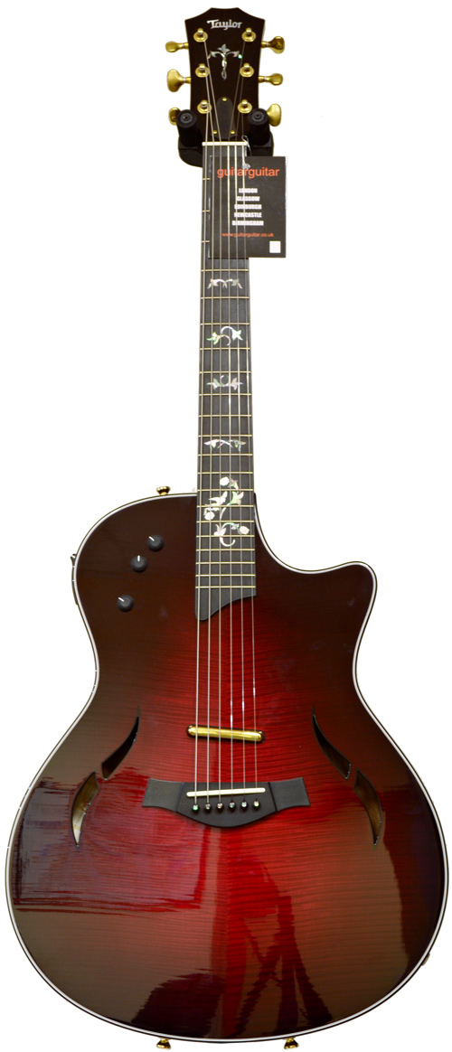 Taylor T5 BTO Sapele Back and Sides AA Flame Maple Top Black Cherryburst #4853