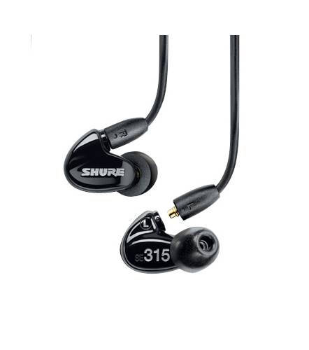 Shure SE315-K-E Black Earphones