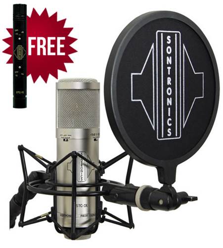 Sontronics STC-3X PACK With Free STC-10 (SILVER)