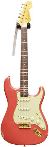 Fender Custom Shop 1960 Stratocaster Relic Fiesta Red Alder RW Gold Hardware #R71366