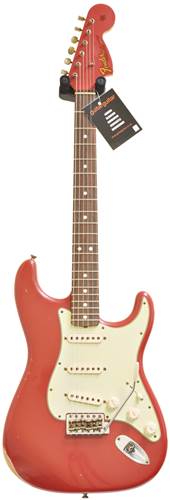 Fender Custom Shop 'The 66s' 66 Stratocaster Relic Dakota Red RW #R65872