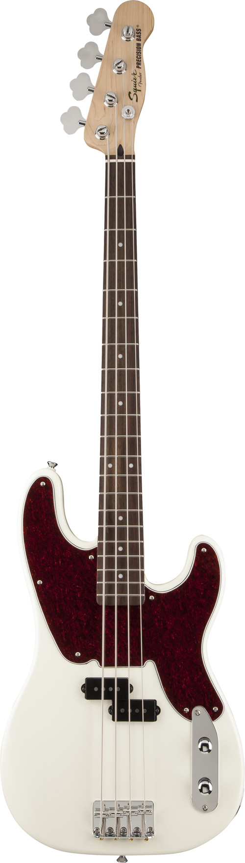 Squier Mike Dirnt P Bass White