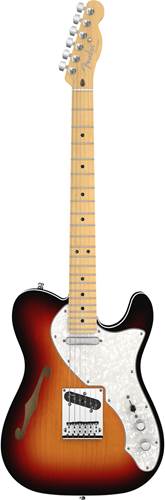 Fender American Deluxe Tele Thinline MN 3 Tone Sunburst