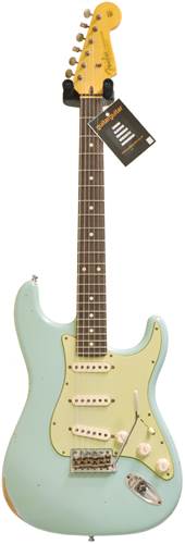 Fender Custom Shop Guitarguitar Dealer Select 59 Stratocaster Relic Faded Sonic Blue RW #R72004