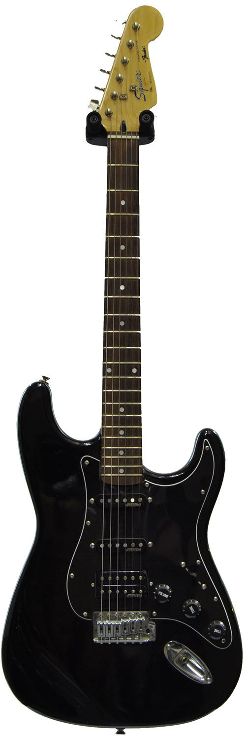 Squier Stratocaster HSS Black RW Korean Built - M Serial Number (Pre-Owned)
