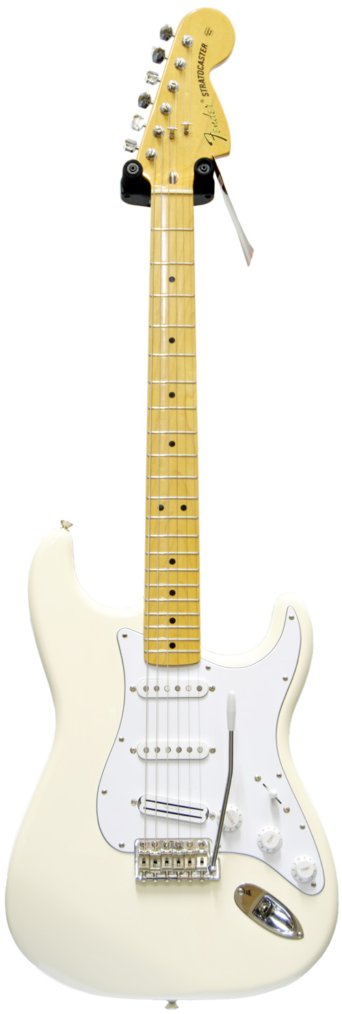 Fender Classic Strat 70s Olympic White MN w/Seymour Duncan Hot Rails Bridge Pickup (Pre-Owned)