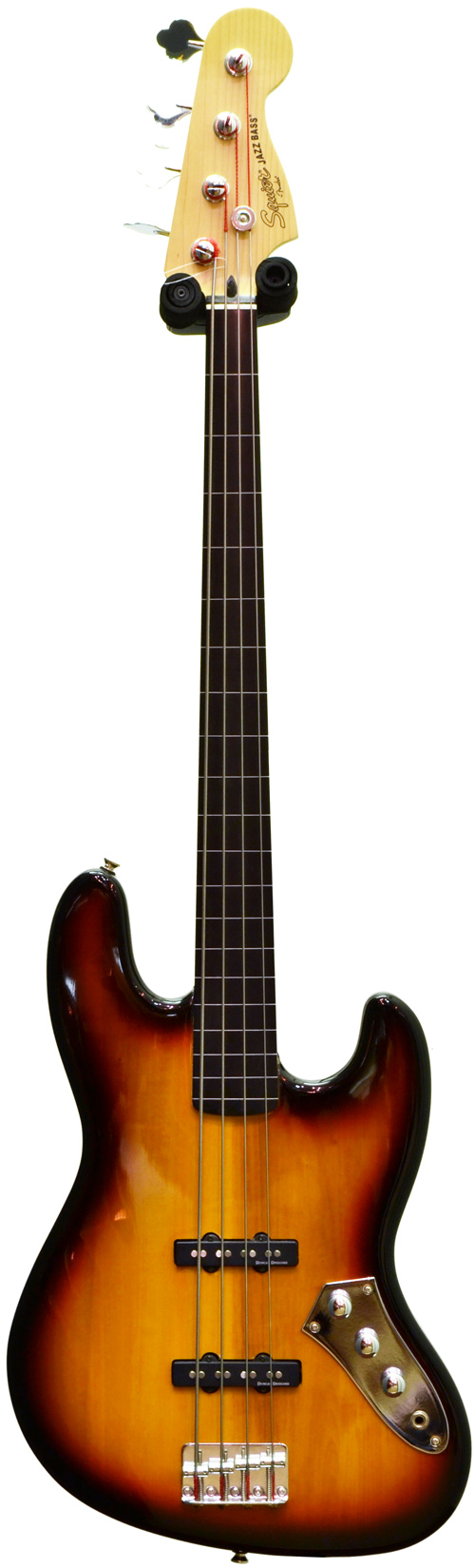 Squier Vintage Modified Fretless Jazz Bass 3 Tone Sunburst (Pre-Owned)