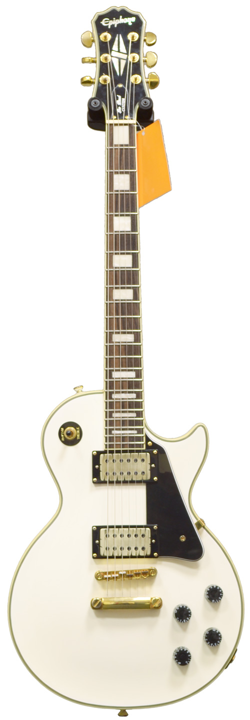 Epiphone Les Paul Custom White w/ Bare Knuckle Nail Bombs (Pre-Owned)