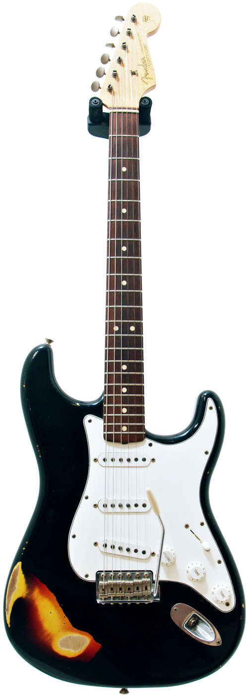 Fender Custom Shop John English Master Built '63 Relic Strat Black over Sunburst (Pre-Owned)