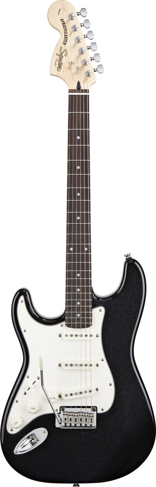Squier Standard Strat LH Black Metallic