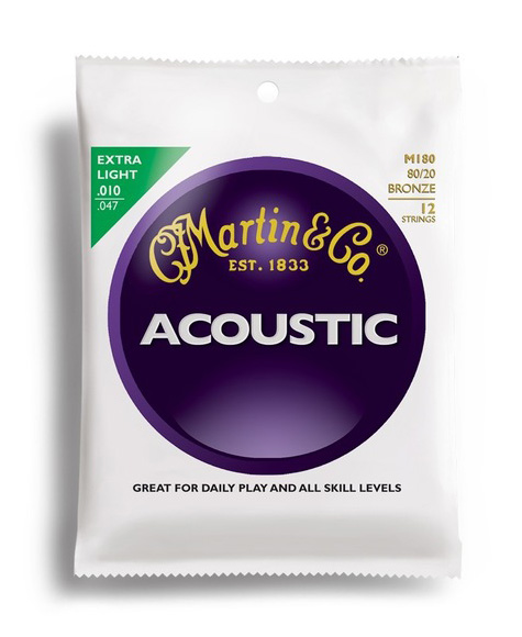 Martin M180 Extra Light 12 String 10-47