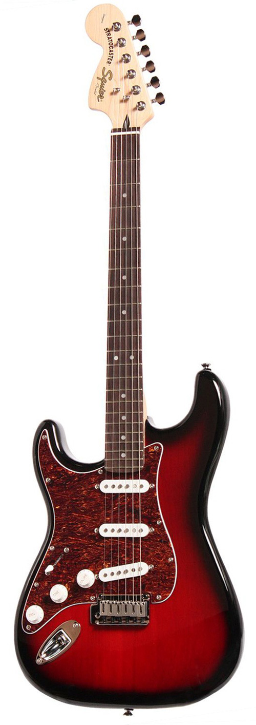 Squier Standard Strat LH Antique Burst RW