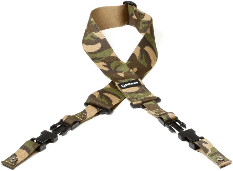 DiMarzio DD2200CM ClipLock Strap Cordura Camo