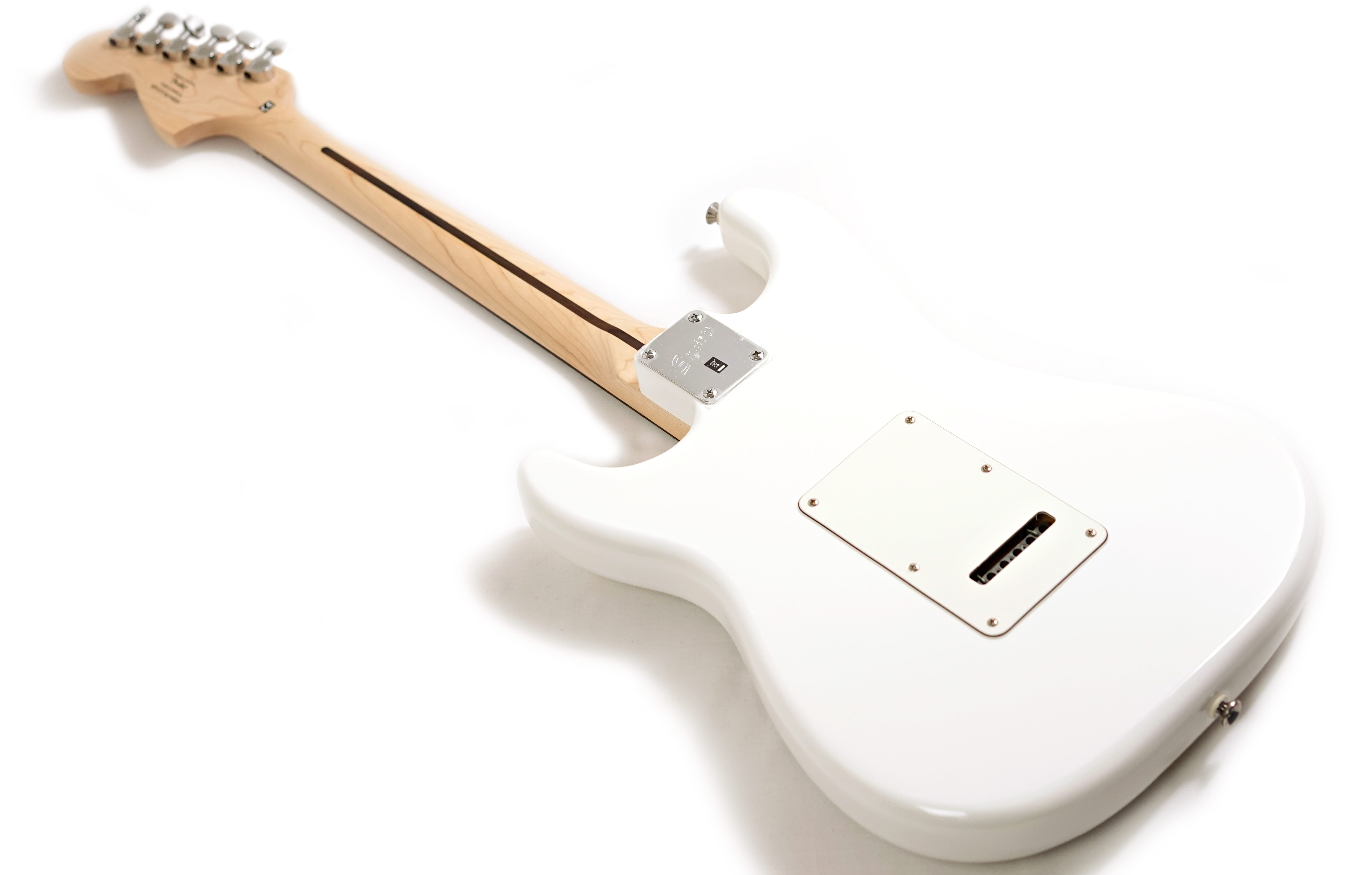 Squier Strat Deluxe Hot Rails White