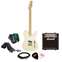 Squier Affinity Telecaster Arctic White w/ Marshall MG10CF Package Front View