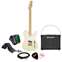 Squier Affinity Telecaster Arctic White w/ Blackstar ID:Core 10 Package Front View