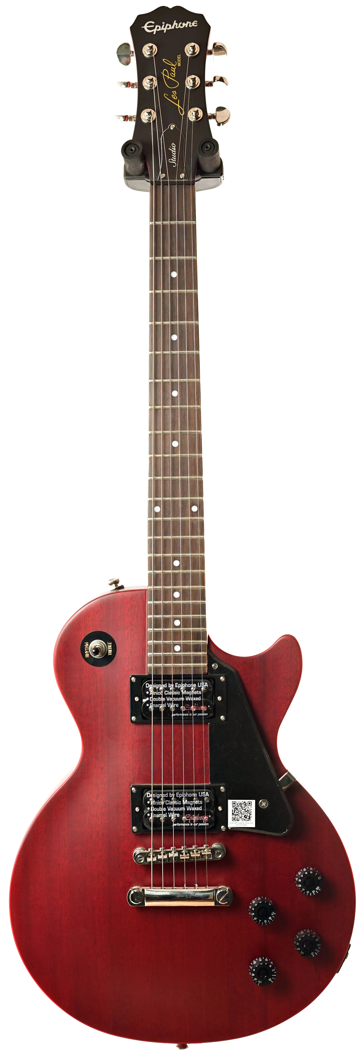 epiphone les paul studio worn cherry