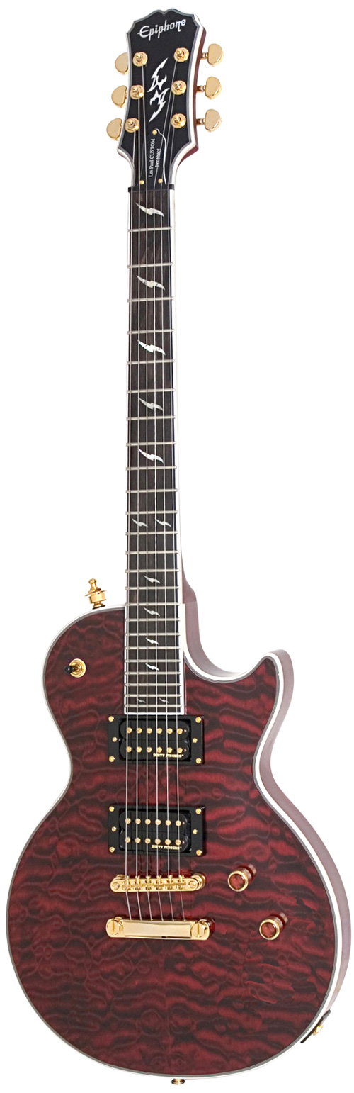 Epiphone Les Paul Custom Prophecy GX DF Black Cherry | guitarguitar