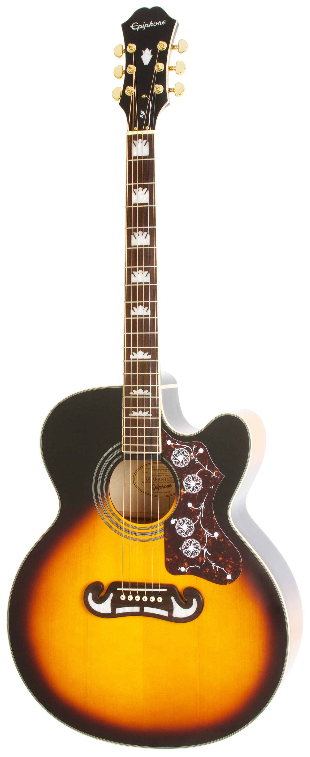 Epiphone EJ-200SCE Vintage Sunburst