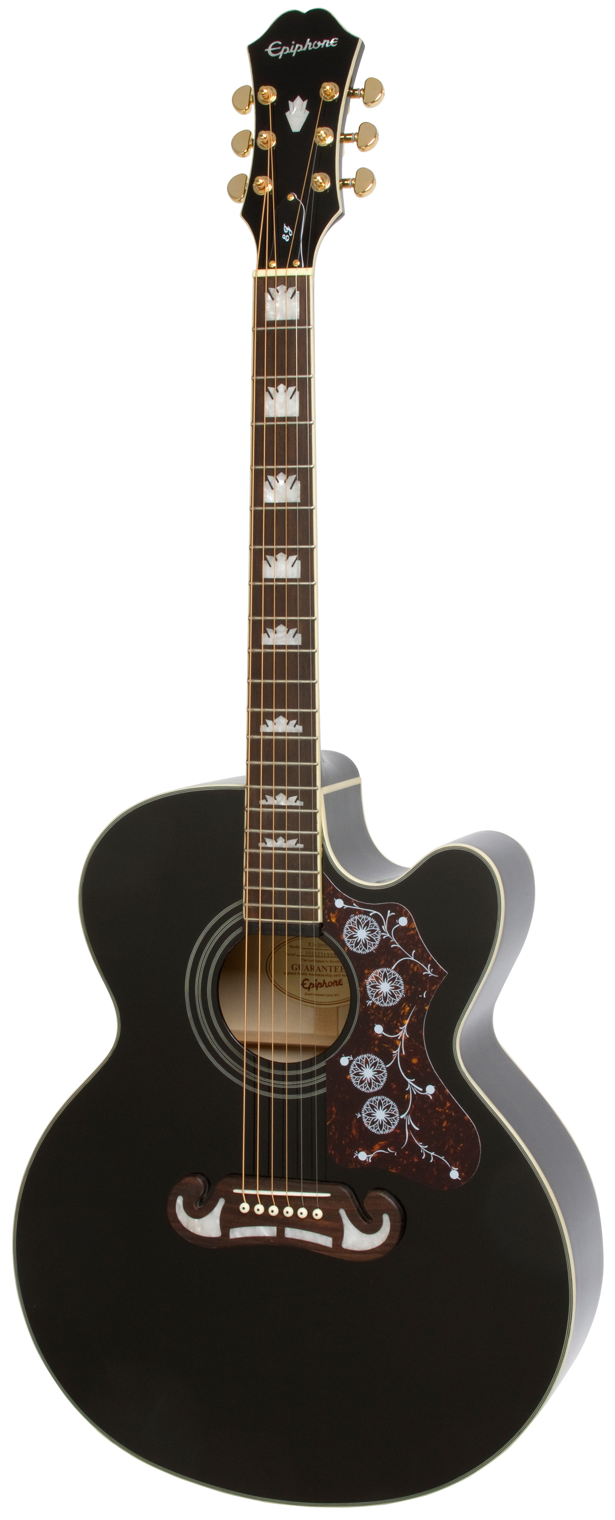 Epiphone EJ-200SCE Black