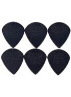 Dunlop 47P3S Nylon Jazz III Black Stiffo 1.38mm 6 Pick Play/Pack