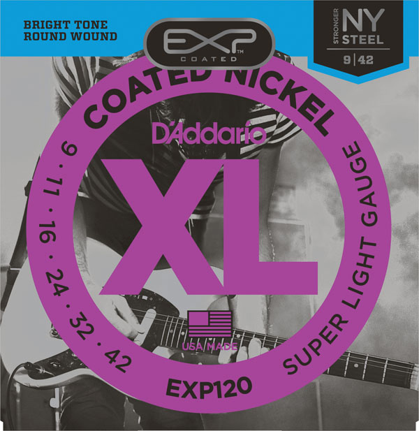 D'Addario EXP120 Coated Super Light .009-.042