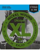 D'Addario EXL117 Medium Top/Extra Heavy Bottom .011-.056