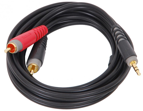 Klotz 10ft/3m Minijack - Dual RCA Stereo Cable