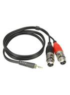 Klotz AY8-0200 Mini Jack - 2x Female XLR 2m