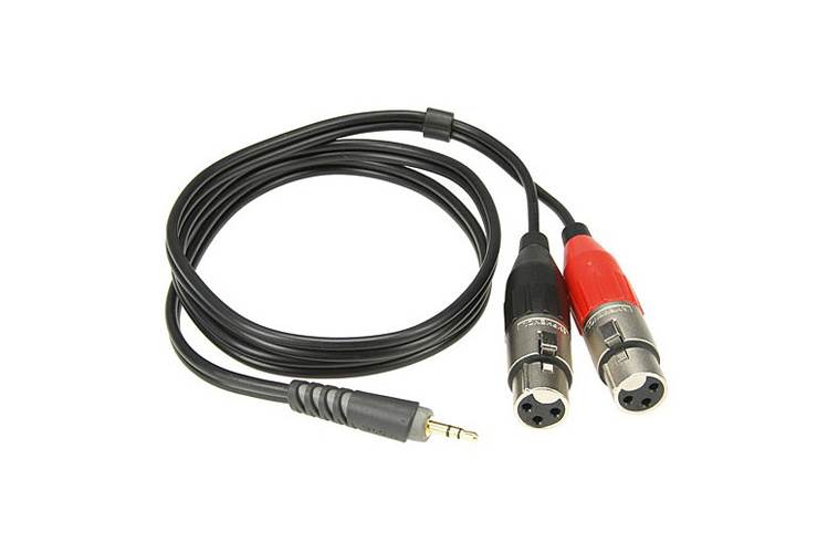 Klotz AY8-0200 Mini Jack - 2x Female XLR 2m Klotz AY8-0200 Mini Jack - 2x Female XLR 2m