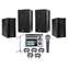 QSC K10 Speaker Bundle with twin KSUB, Touchmix 8 and Free SM58 Microphone Pack Front View