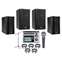 QSC K8 Speaker Bundle with twin KSUB, Touchmix 8 and Free SM58 Microphone Pack Front View