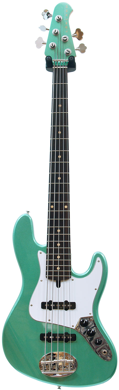 Lakland Skyline 55-60 Vintage J Teal Green Metallic RW Matching Headstock
