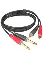 Klotz AT-CJ0300 2 x 1/4 inchJack to 2 x Phono 3m