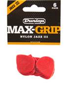 Dunlop 471P3N Nylon Max Grip Jazz III Nylon 6/Play Pack