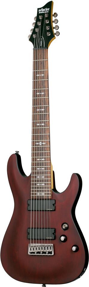 Schecter Omen-8 Walnut Satin