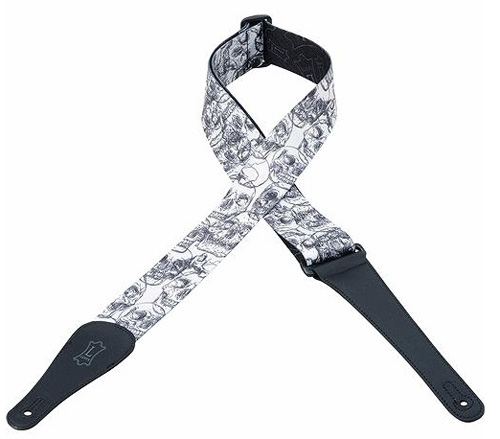 Levy's MPD2-048 Sublimation Black and White Skulls