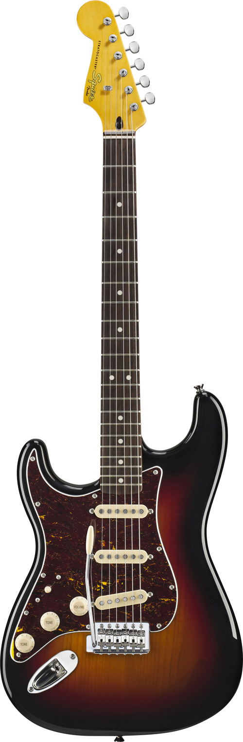 Squier Classic Vibe Strat 60s Three Tone Sunburst LH