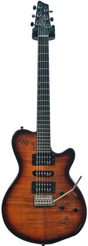 Godin XTSA Leaftop Lightburst Flame