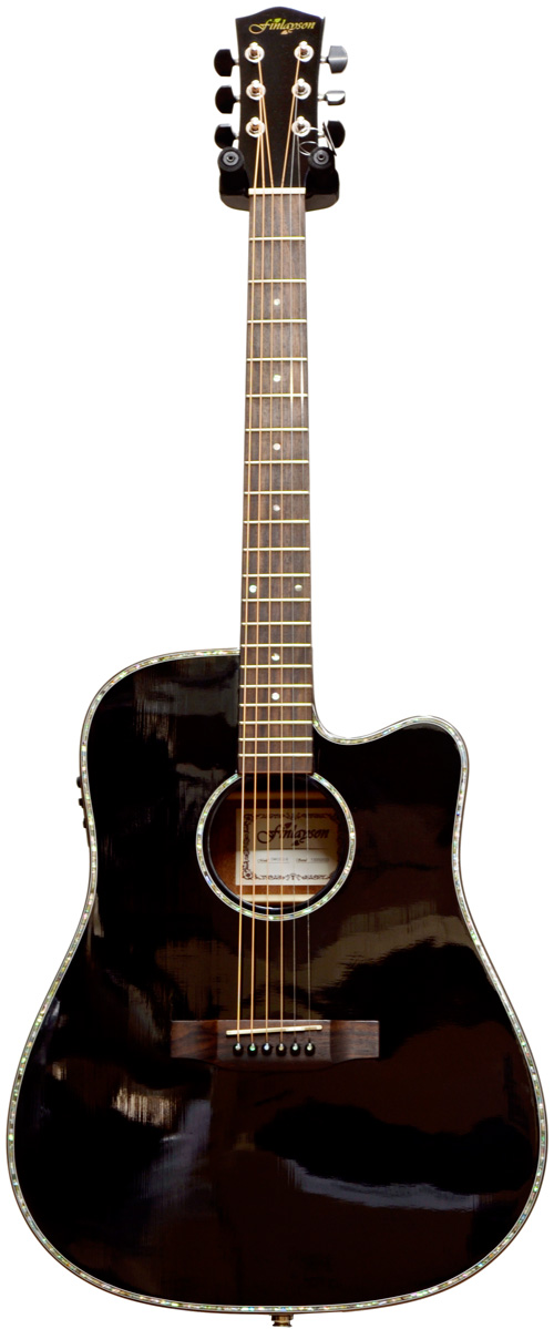 Finlayson DMCE-2-BG Mahogany/Spruce with Fishman Presys Black (Gloss Top)