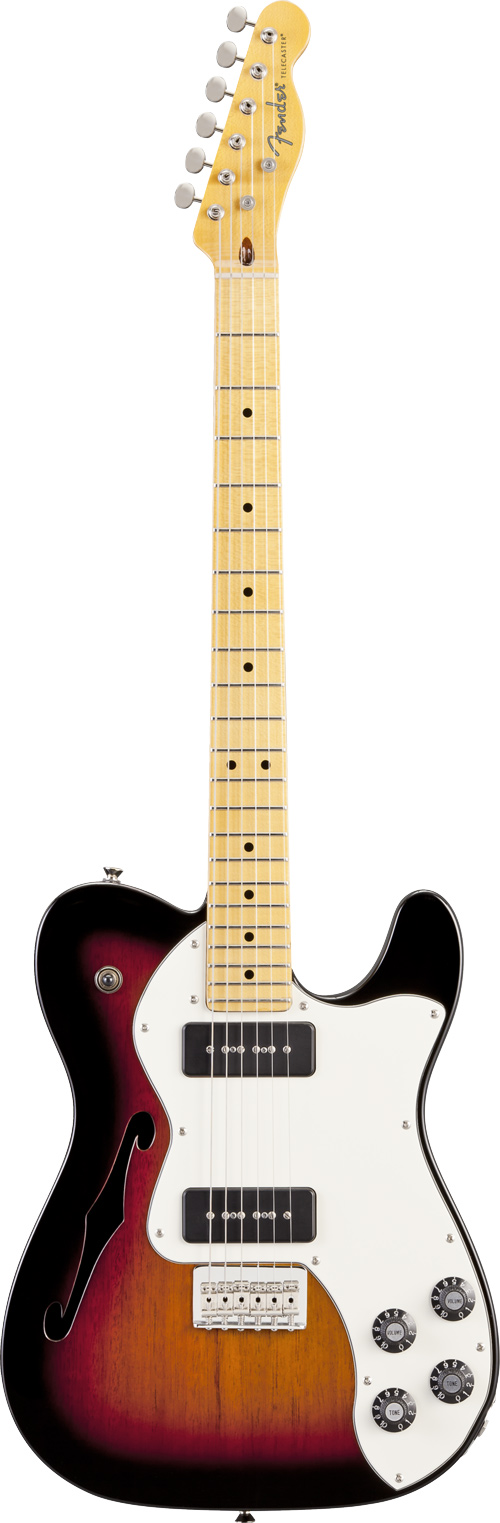 Fender Modern Player Tele Thinline Deluxe 3 Tone Sunburst