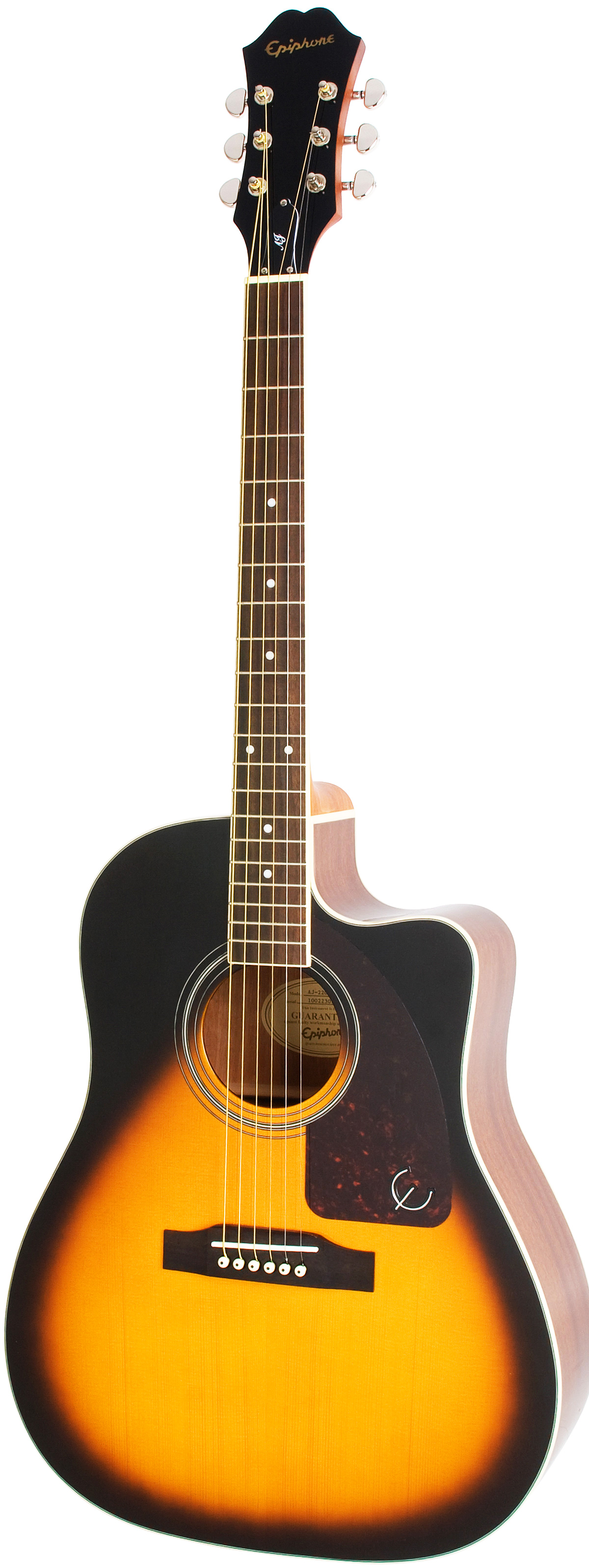 Epiphone AJ-220SCE Vintage Sunburst
