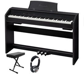 Casio Privia PX750 with Bench and Headphones guitarguitar