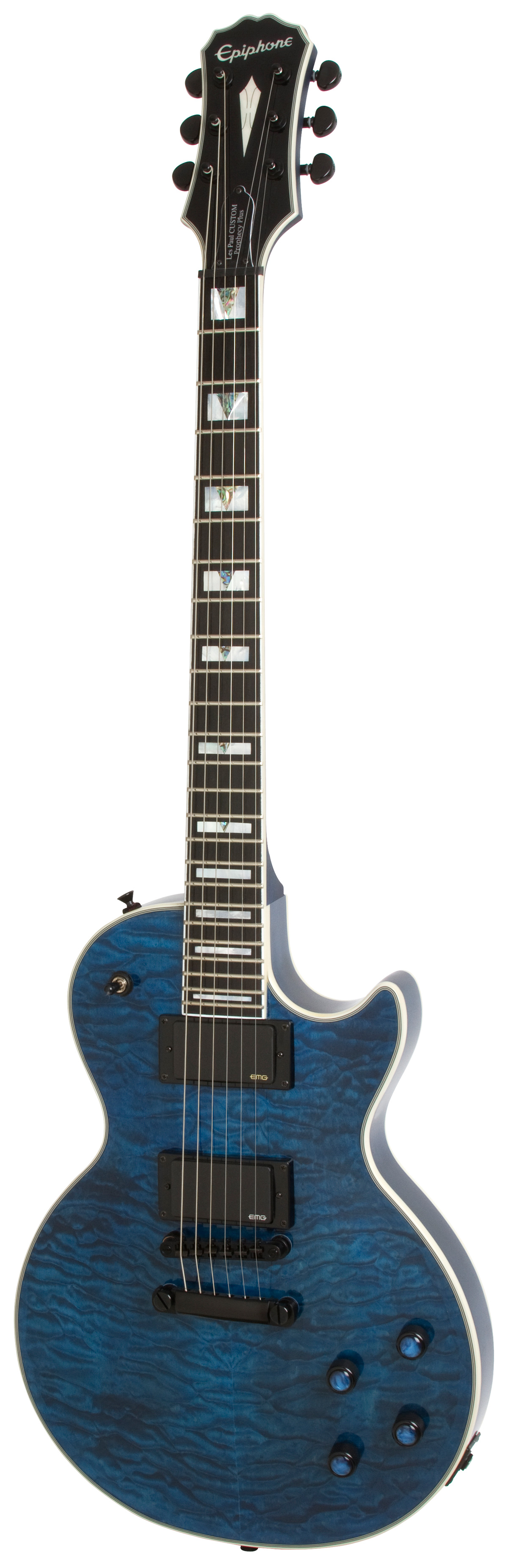 Epiphone Les Paul Prophecy Custom Plus EX Midnight Sapphire | guitarguitar