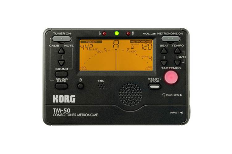 Korg TM50-BK Digital Tuner Metronome Black