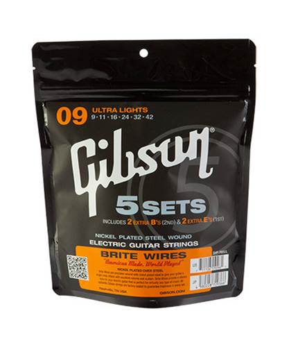 Gibson SVP-700UL Brite Wires Elect Set/5 .09-.042
