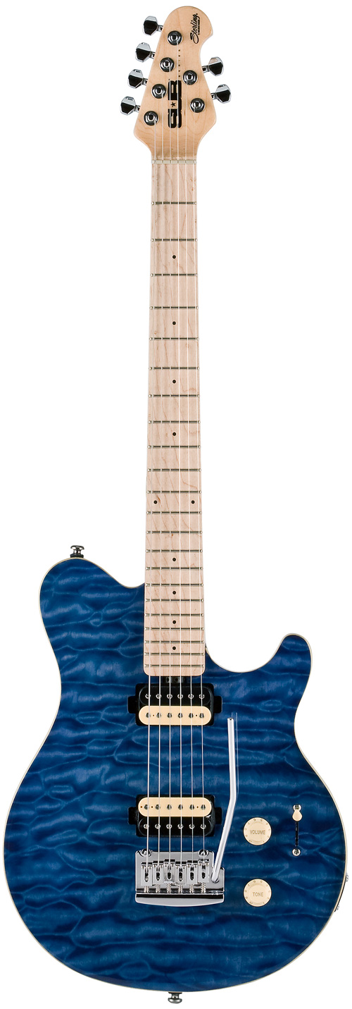 Music Man Sterling SUB Series AX3-TBL Transparent Blue