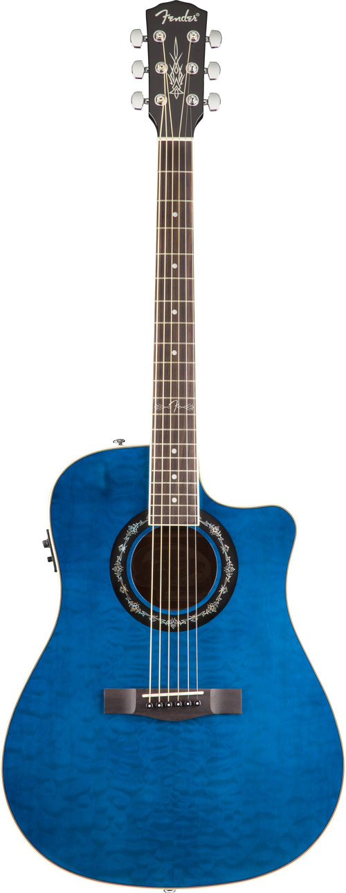 Fender Hot Rod T-Bucket 300-CE Trans Blue Quilt